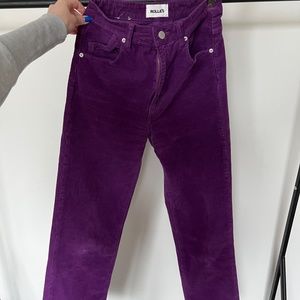 Rolla's Purple Size 26 Corduroy Jeans
